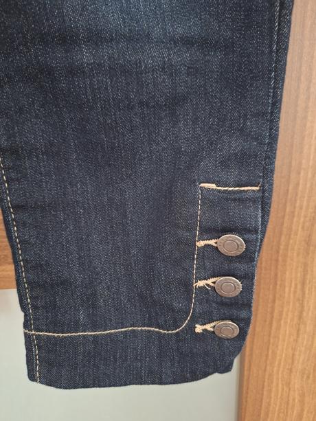 Nohavice capri riflove č.38, bonprix,38