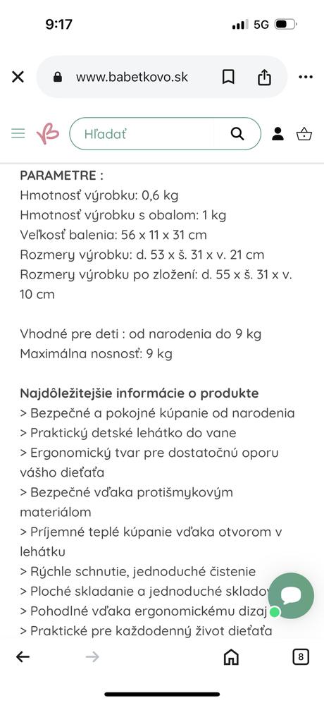 Skladacie lehátko do vanicky,