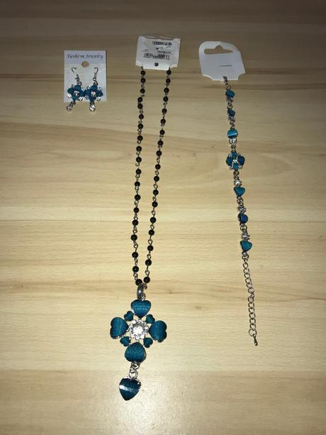 Nádhredný set - modré kamene -darček,