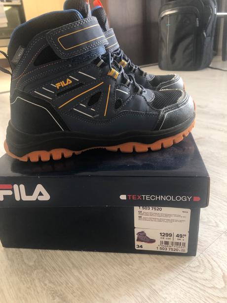 Zimné fila topánky, fila,34