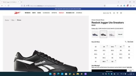 Reebok classic rapide, reebok classic nylon, reebok,42