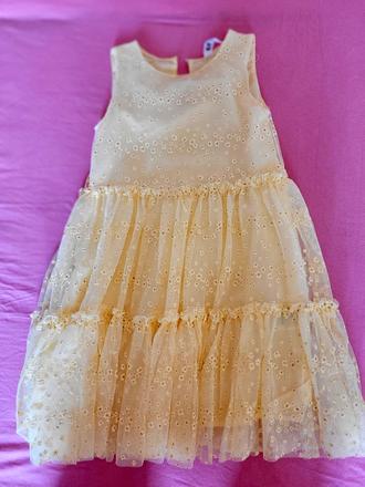 Tylové šaty hm-veľ.122-5-6rokov-ako nové, h&m,122