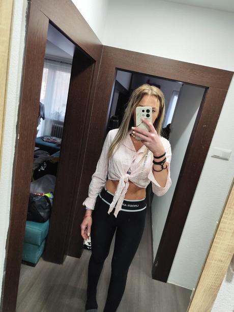 Blúzka crop-topová f&f veľ. s, zaffe,s