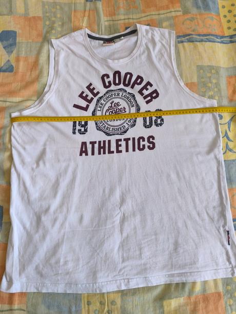 Pánske biele tielko, lee cooper,xxxl