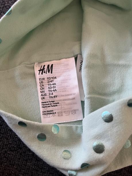 Set ciapka+tunel, h&m,92