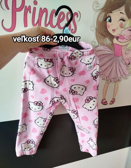 Hellou kitty tepláčiky, disney,86