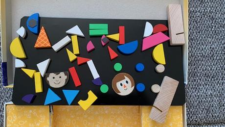 Magnetická tabuľa puzzle téma deti, 