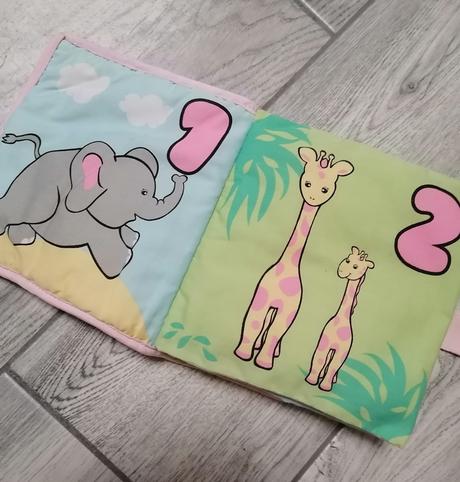 Látková kniha - čísla,