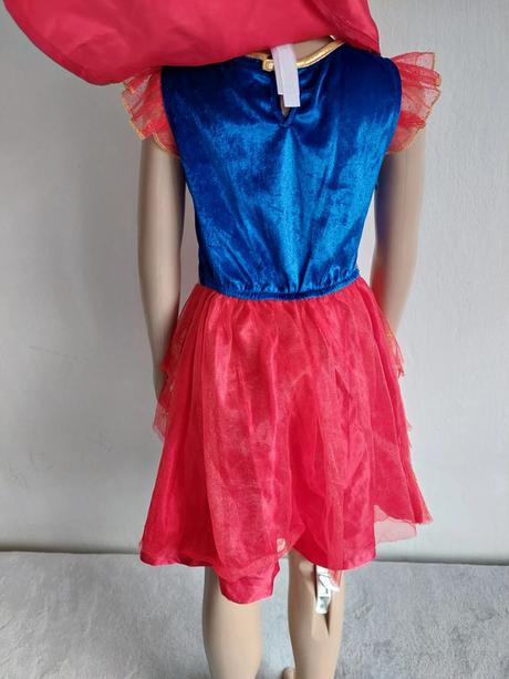 Supergirl exkluzívny karnevalový kostým veľ.110-11,