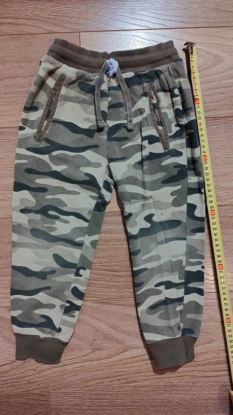 Bavlnené tepláky maskáče 104-110, rebel,104