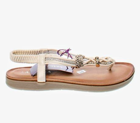 Žabky, sandále lascana, 38