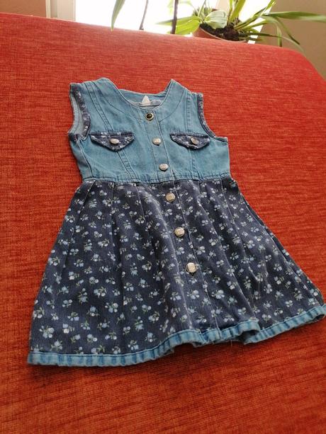 Jemné riflové šaty 110, 110