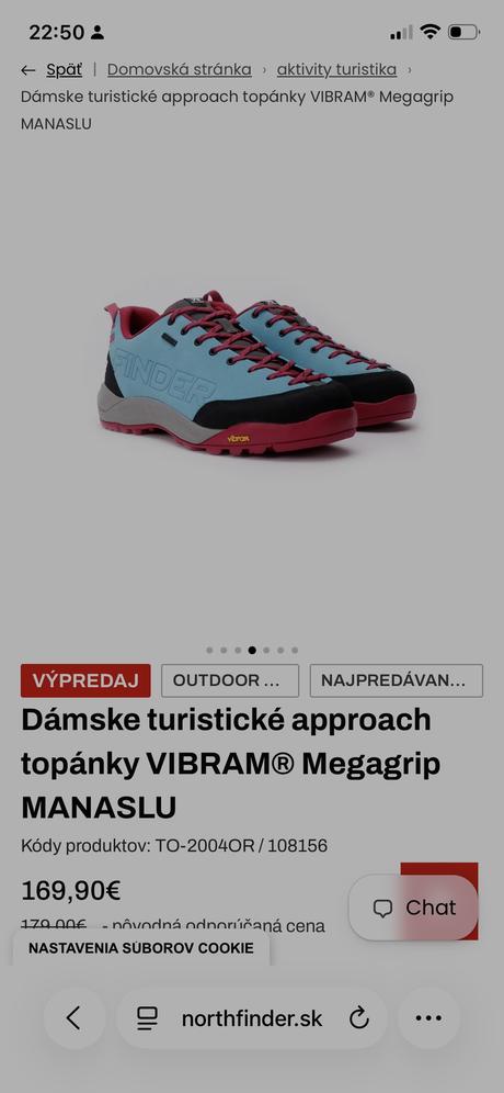 Turistické topánky, 40