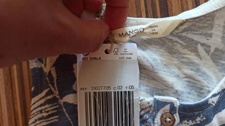 Letny overal, mango,116