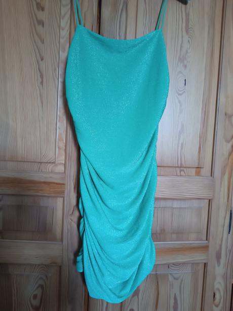 Zelené mini šaty, veľ. l, l