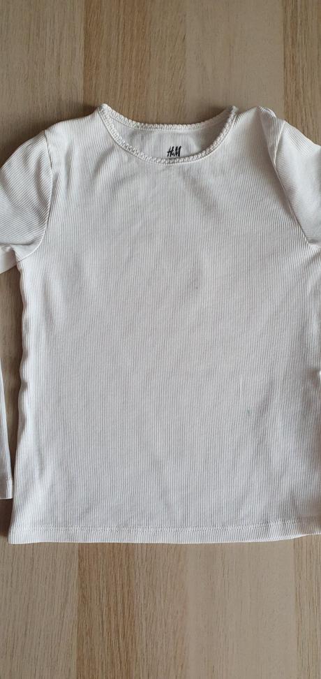 H&m tričko s dlhým rukávom 110/116, h&m,110