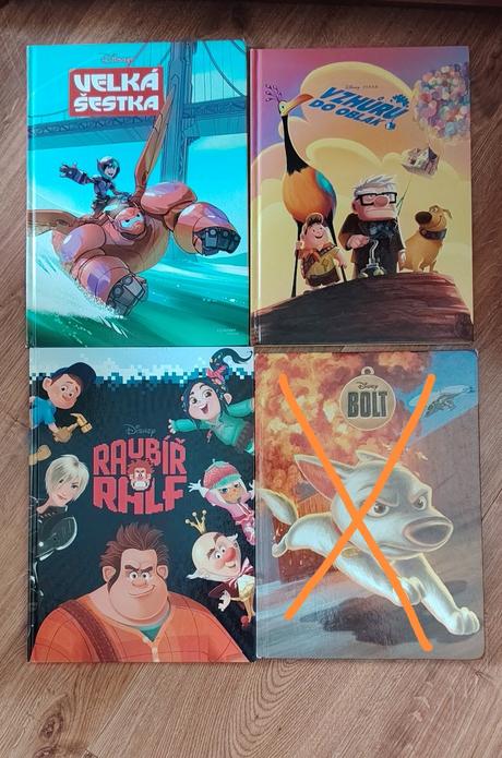 Detské knihy disney, vianočné a iné, 