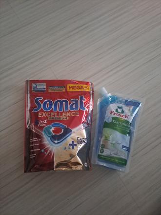 Kapsule do umývačky a lestidlo,
