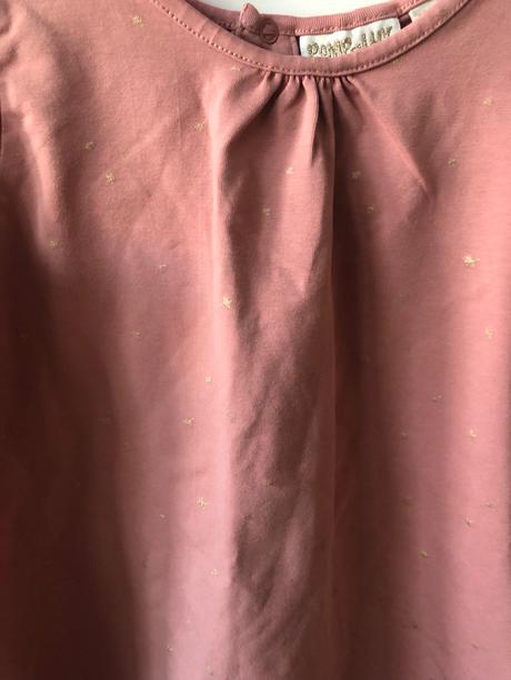 Dark rose tričko so zlatými aplikáciami, pompdelux,104