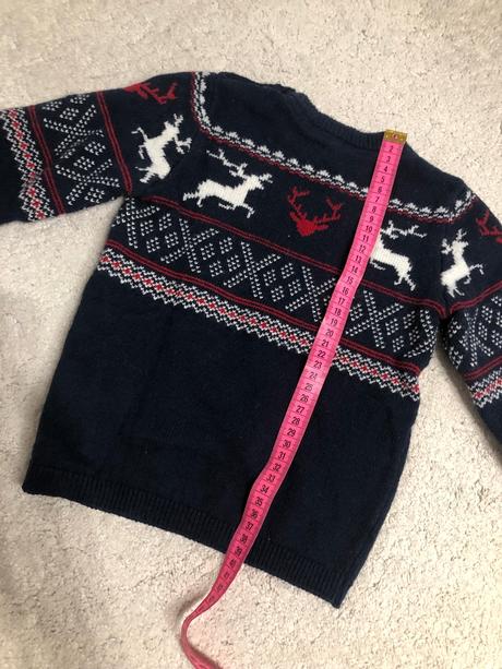 Vianočný sveter, h&m,98