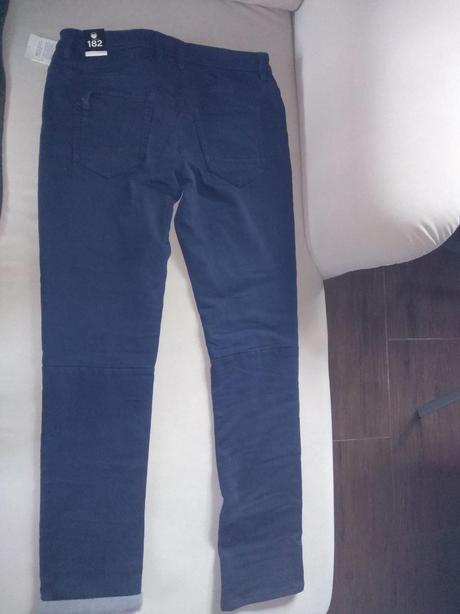 Chlapčenské rifle č. 182 termo, denim,182