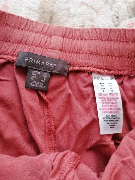 Látkové kraťasy, primark,38