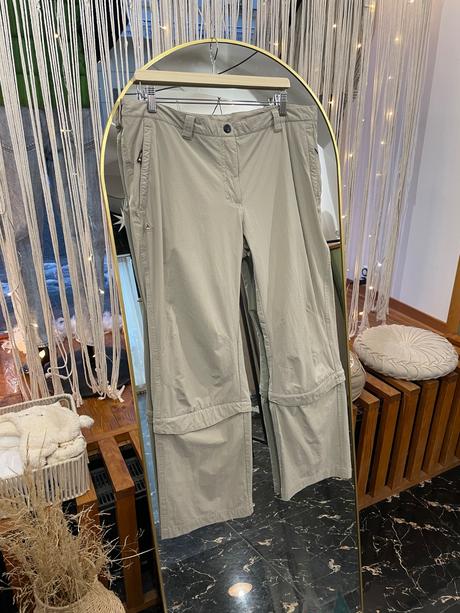 Turistické šušťákové nohavice pre moletky, 50