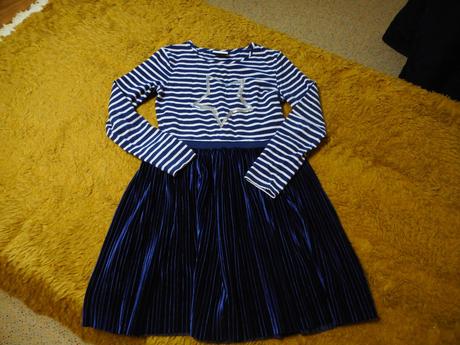 Dievčenské prechodné šaty 134/140cm, yigga,134