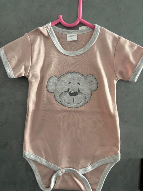 Body medved ruzový, new baby,80