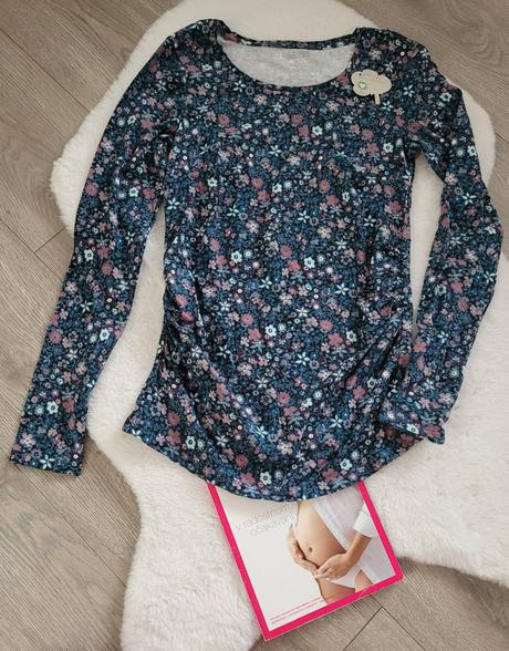 Tehotenské tričko s dlhým rukávom xs - nové, esmara,xs