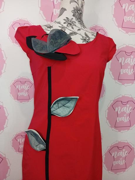 Šaty m/l s 3d kvetmi, m