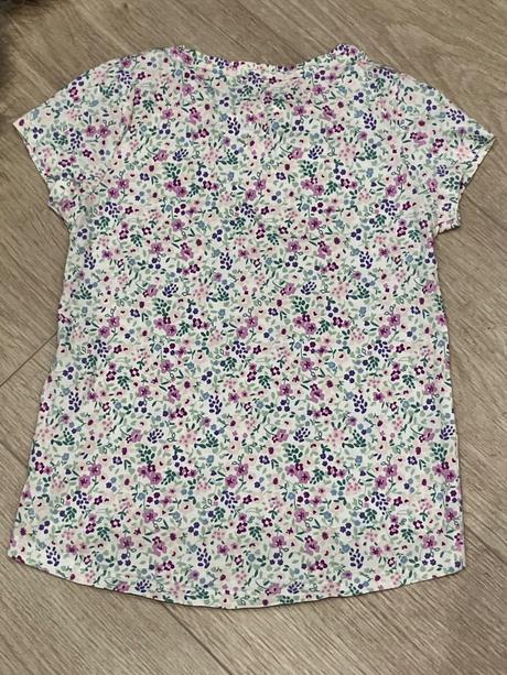 Dievčenské kvetované tričko (4-5r.), f&f,104