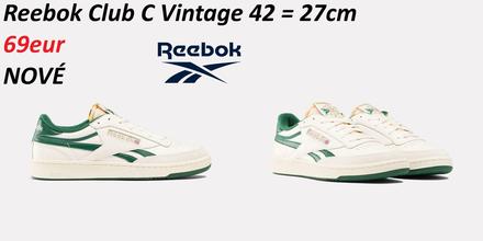 Reebok club c vintage biele 1, reebok,42