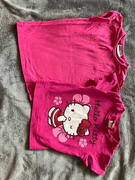 Tričko 2ks, hello kitty,98
