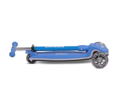 Toyz detská balančná kolobežka carbon so svetelným,