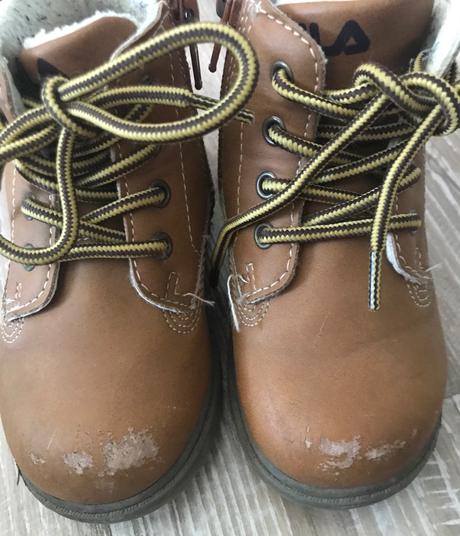 Oteplené topánočky, fila,22