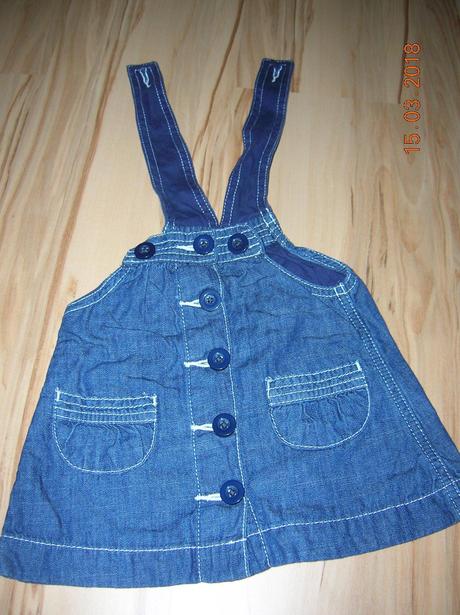 Rifľové šatičky na 3 - 6 mesiacov, f&f,68