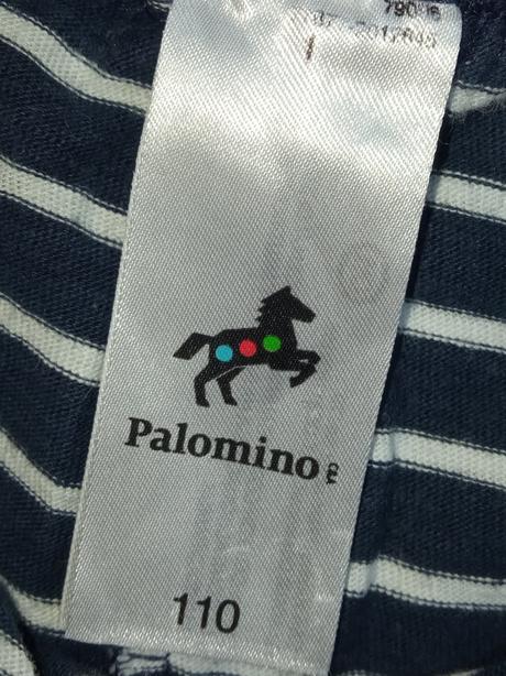 Tmavomodro-biele pruhované šortky palomino (110), c&a,110