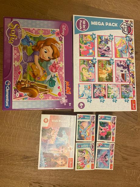 Puzzle my little pony, sofia, frozen, 