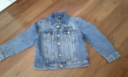 Riflová bunda, h&m,110