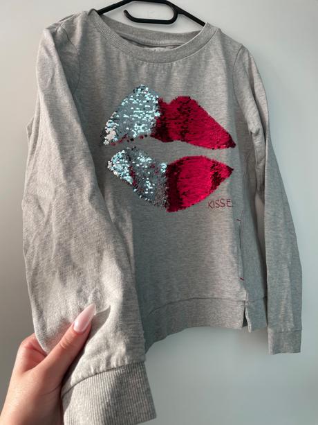 Mikina s flitrami, s