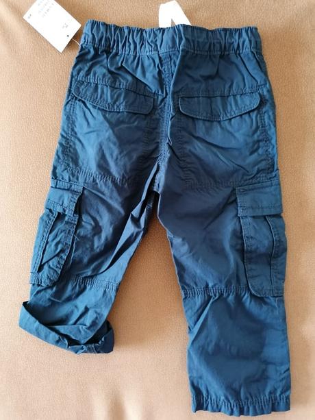 Kapsačové nohavice nenosené, h&m,98