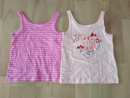 Dievčenské bavlnené letné tielka veľ. 104, palomino,104