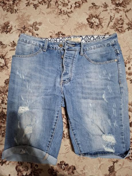 Riflove kraťasy 32, denim,32