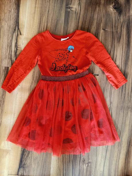 Dievčenské šaty miraculous, h&m,104