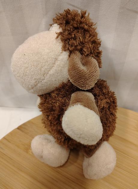 Plyšová hnedo krémová ovečka, sheepworld, 16 cm, 