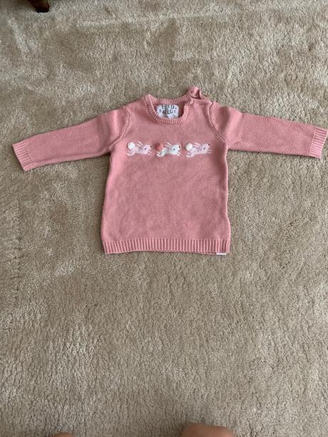 Svetríkové súpravičky s nohavičkami (6-9m) 2ks, f&f,74