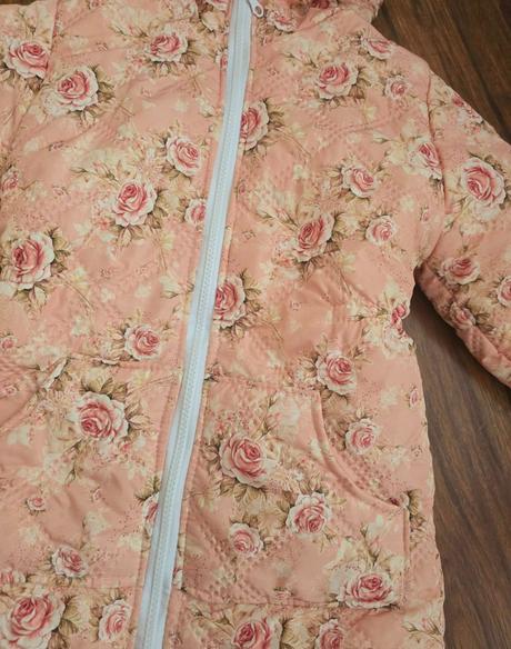 Zimna bunda hand madeira krásna velmibtepla, 110