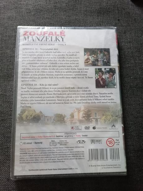 Zúfalé manželky dvd, 