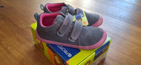 Kožené barefoot prechodné topánky protetika 34, protetika,34